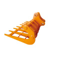 Excavator Rake from Leading Edge Attachments